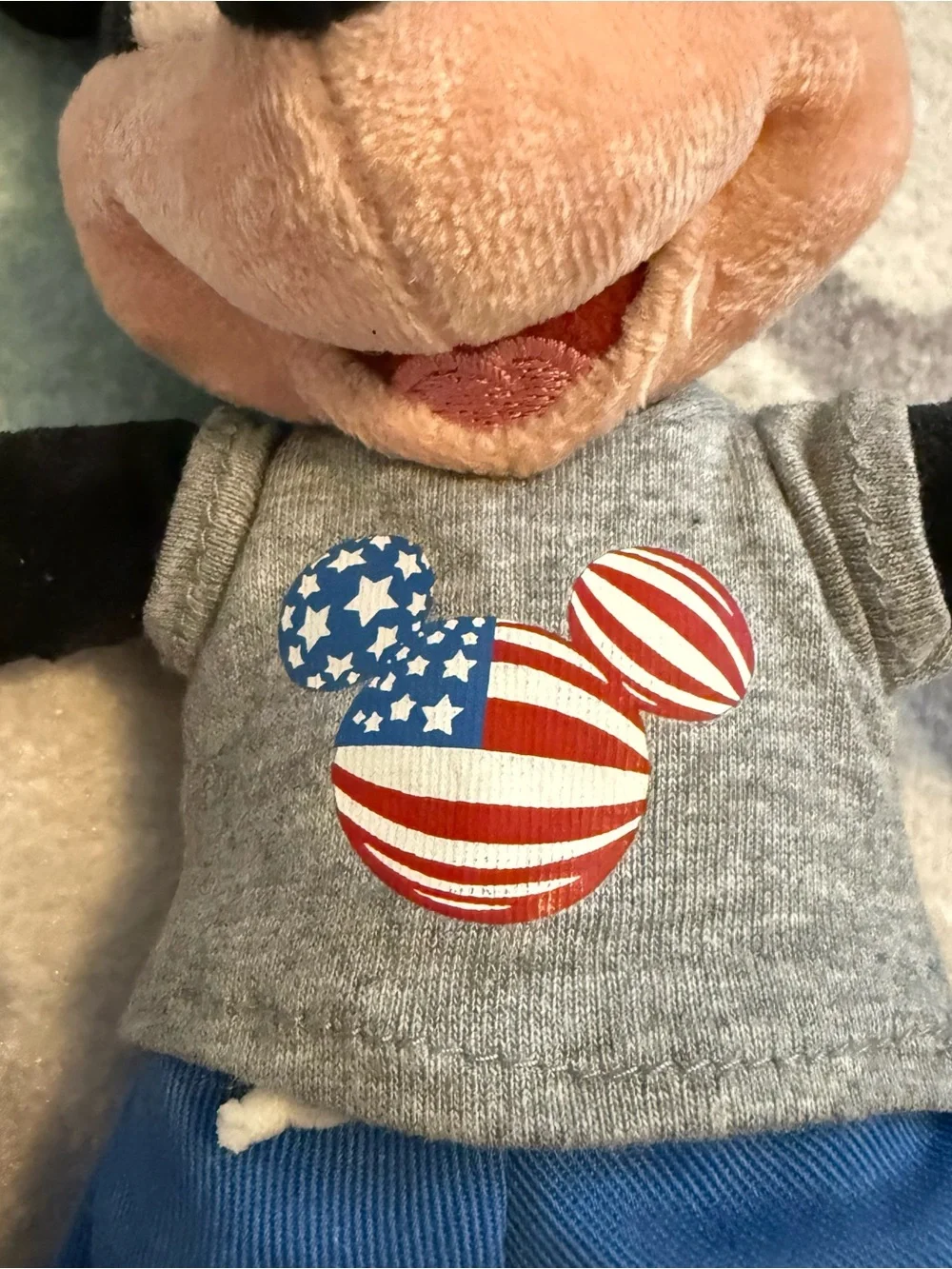 Vintage Disney Parks Patriotic Mickey Mouse Plush - Picture 3 of 8